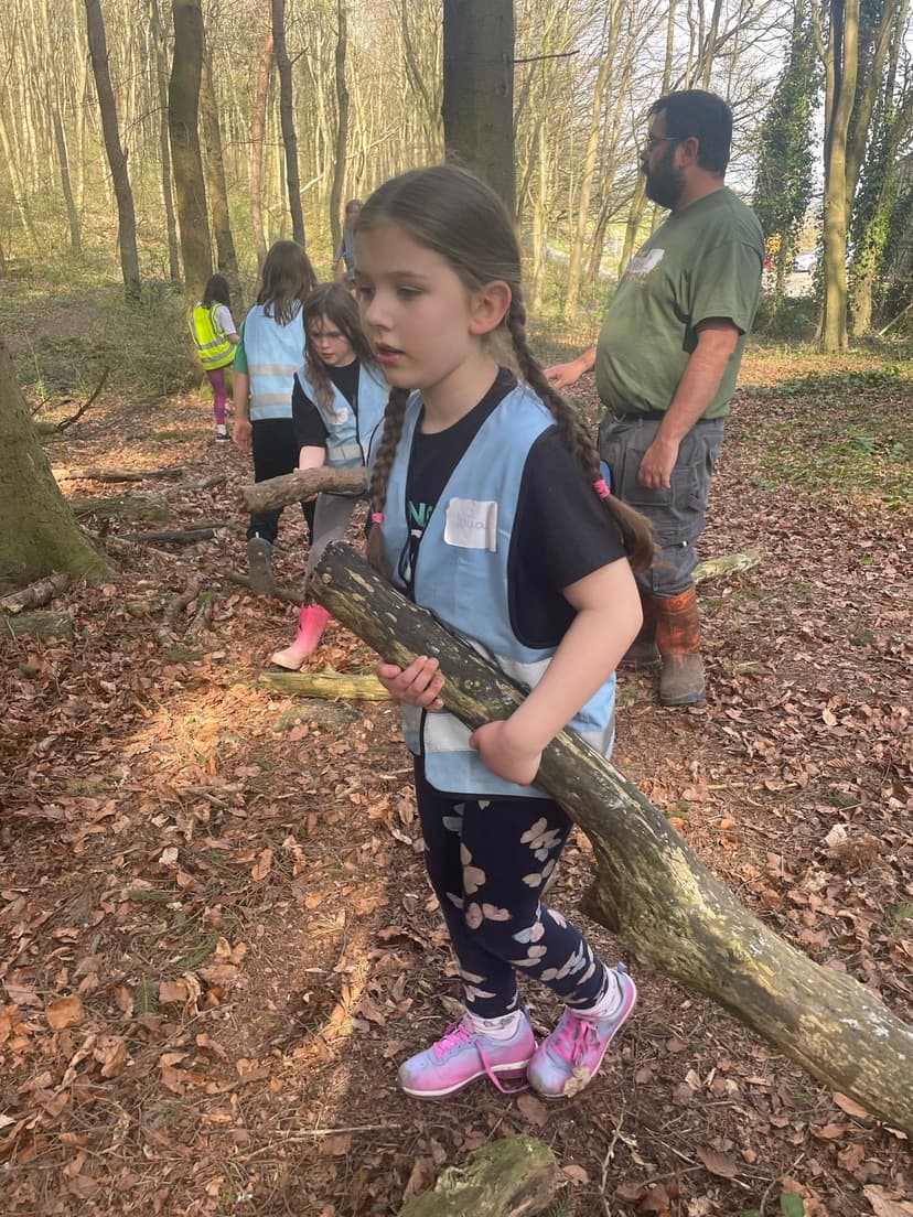 Children in the forest